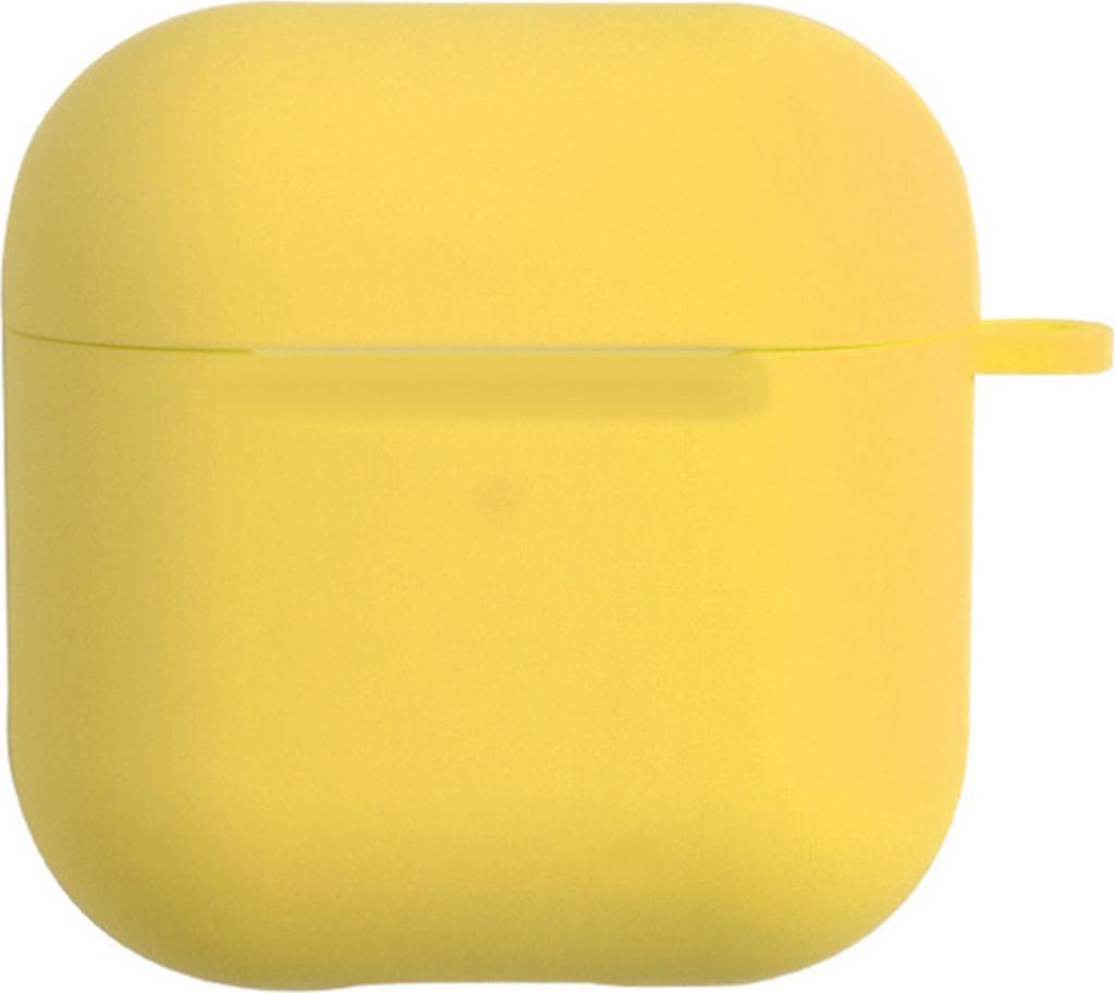 Staubdicht weiche Silikon Wireless Bluetooth-kompatibler Ohrhörer Fallschutzabdeckung für AirPods Pro 4-Gelb