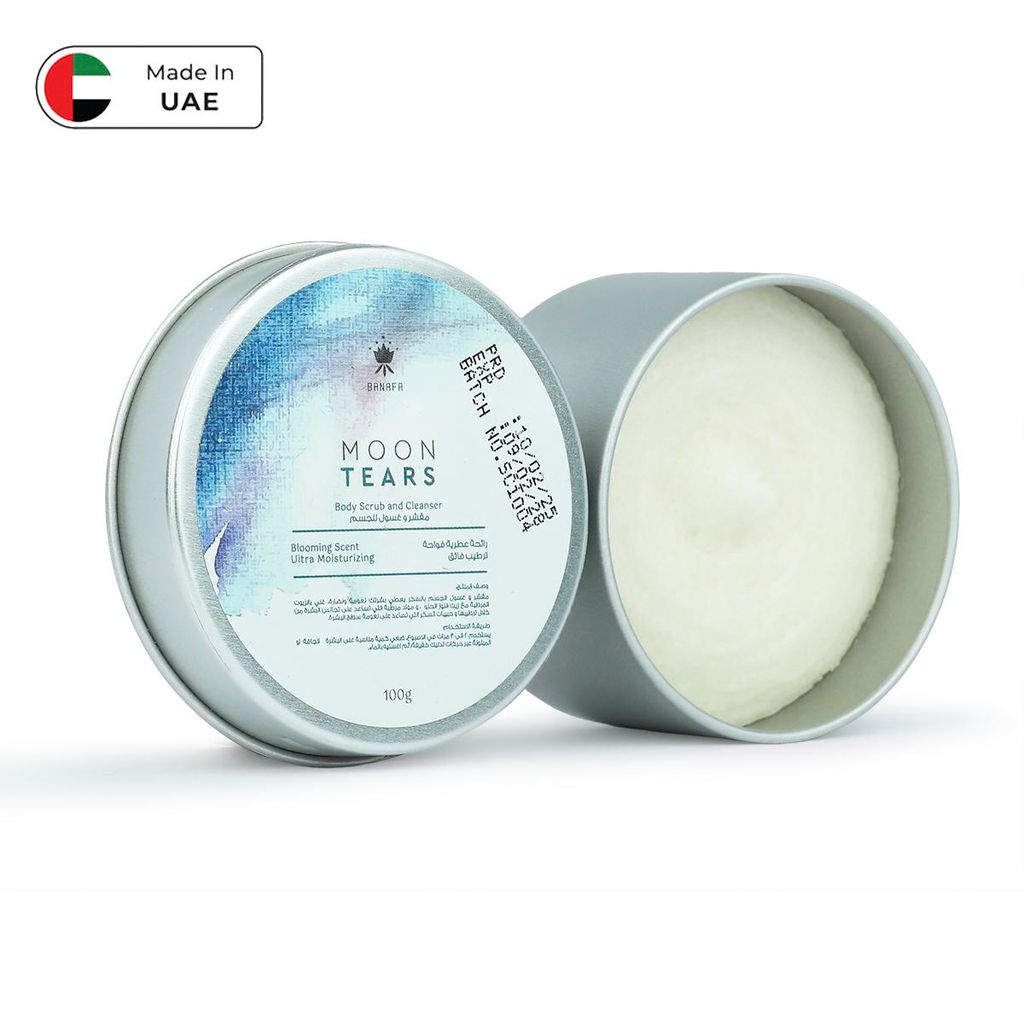 BUABED BANAFA - Moon Tears 100 g Körperpeeling & Reinigungsgel