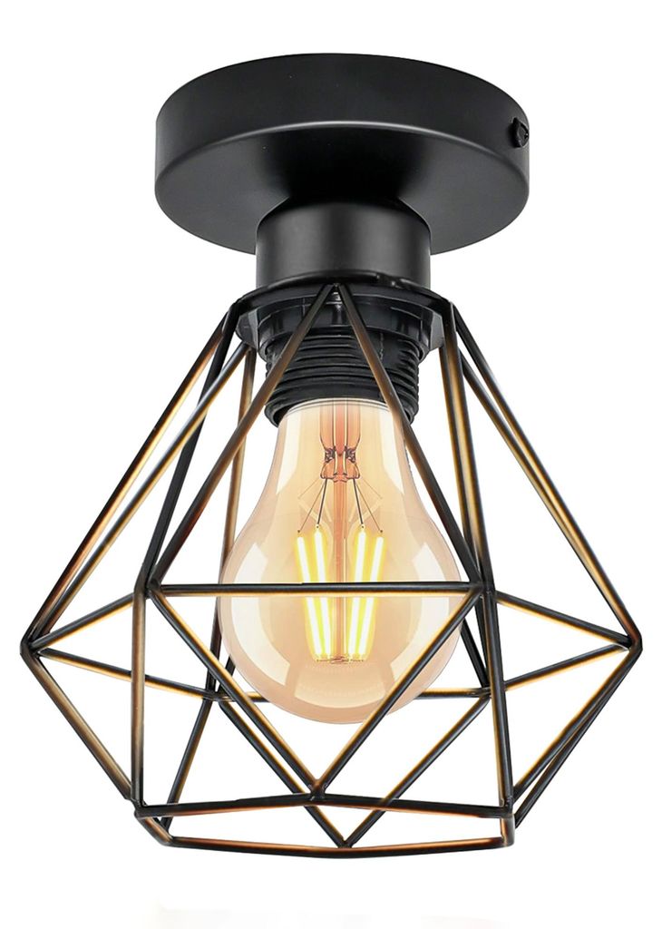 Vintage Deckenleuchte Retro Industrie Stil E27 1-flammig – Produktbild 