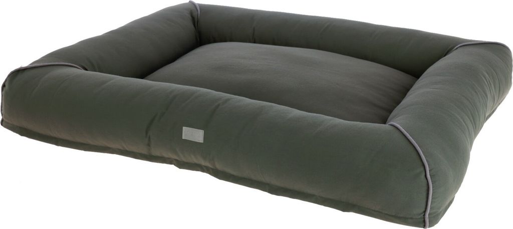 Kerbl Hundekuschelbett Jerome dunkelgrün/grau LxBxH 110x90x13cm waschbar 80458
