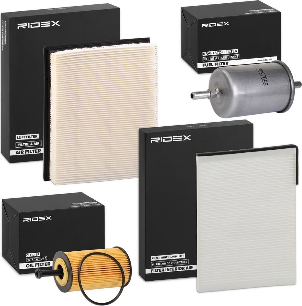 RIDEX Filterset Inspektionspaket Filtersatz für CITROËN XSARA (N1) XSARA Coupe (N0) XSARA Break (N2)