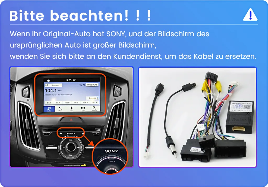 GPS Android Ford Focus III 2012-2018 WiFi Bluetooth pour Navigation - 2