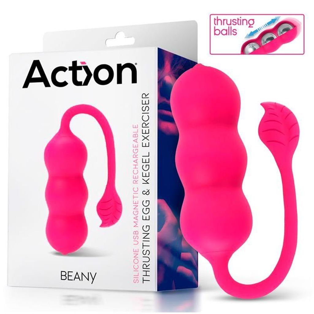 Beany Vibrationsei und Beckenbodentrainer mit Schub