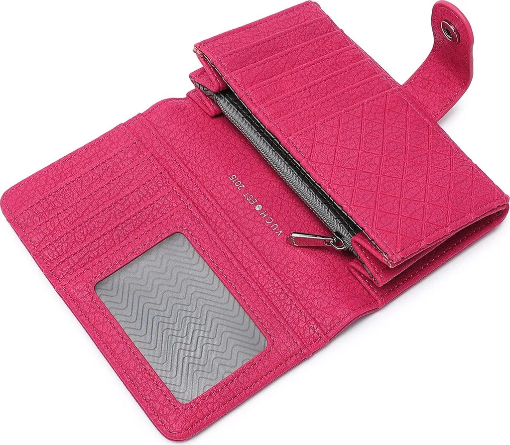Portefeuille Vuch Maeva Diamond Pink pour Femme - Portefeuille Rose Chic - 7