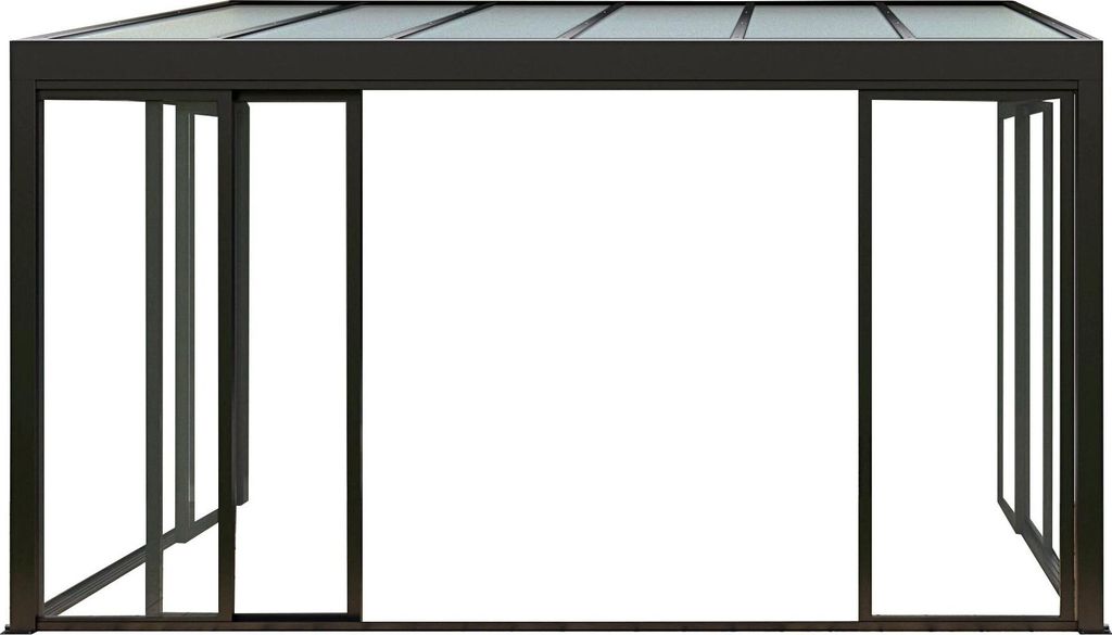 Milani Home - veranda addossata, 4,3 x 3 m, in alluminio e Immagine del prodotto 