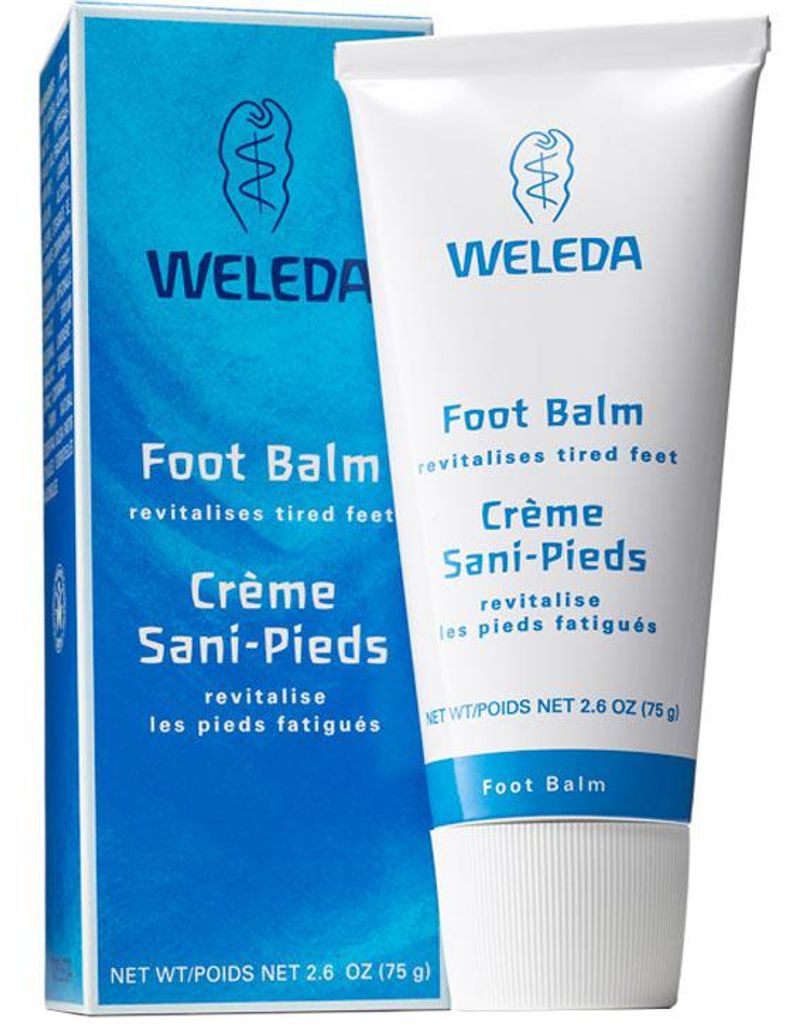Fußbalsam, Weleda, mit Smyrna- und Ringelblumenextrakt, Produktbild 