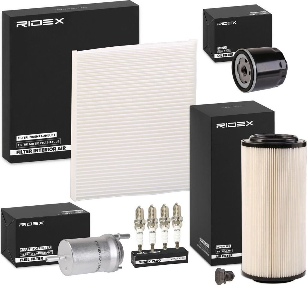 RIDEX Inspektionspaket Filterset für AUDI A2 (8Z0)