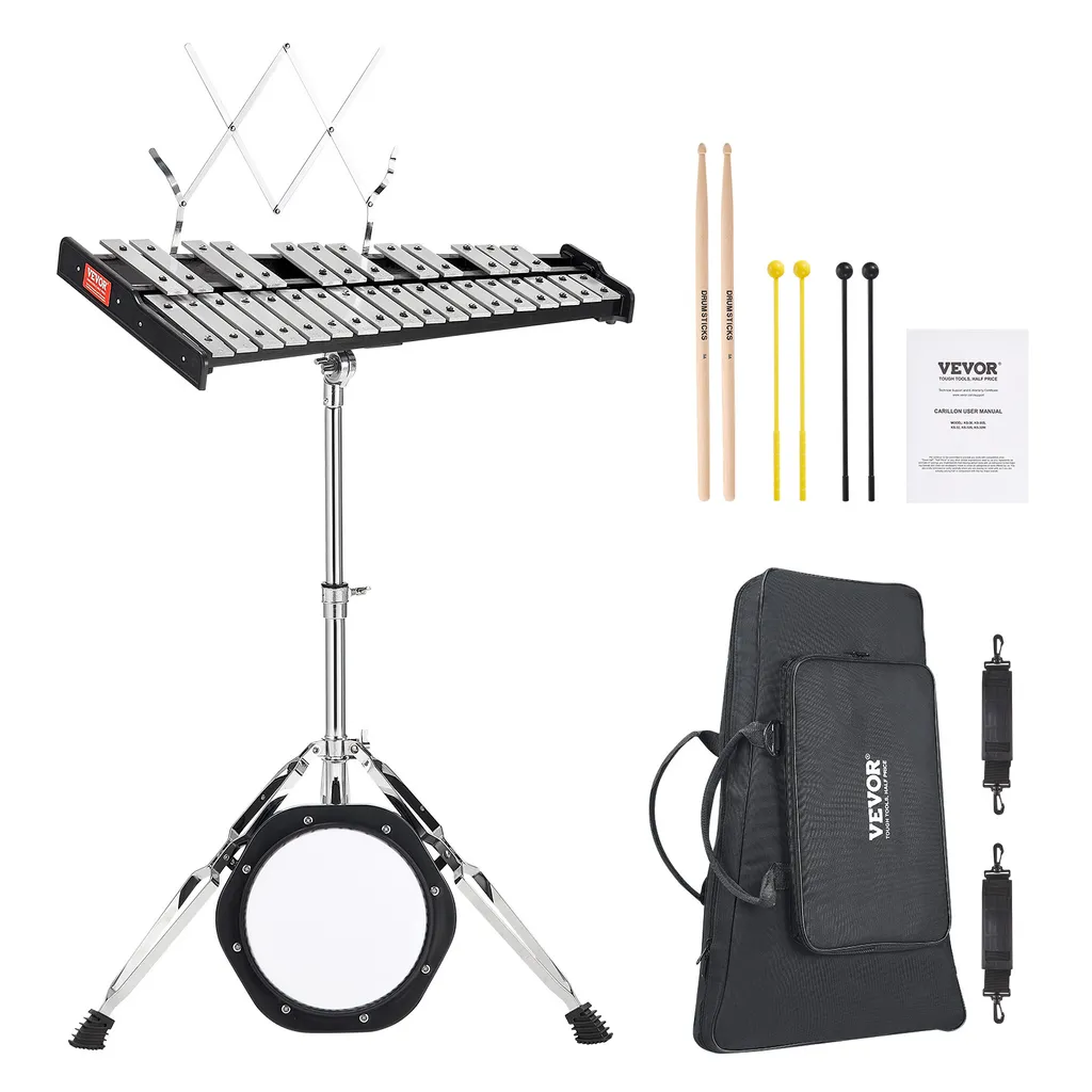 Set de Percussion pour Élèves et Adultes avec Xylophone et Pad 8"
