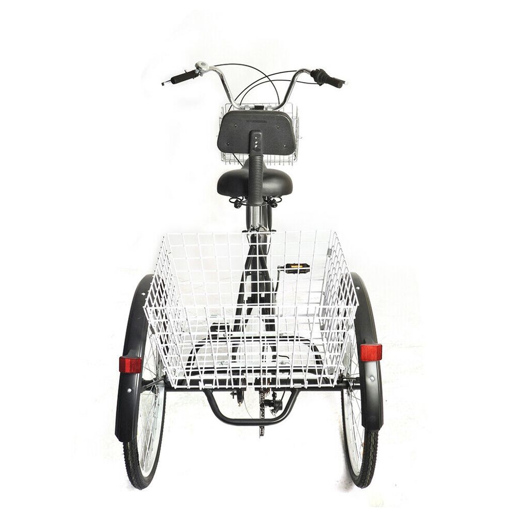 24 Inch 7 Speed Adult 3 Wheel Tricycle Bike s košíkem Obrázek produktu 12