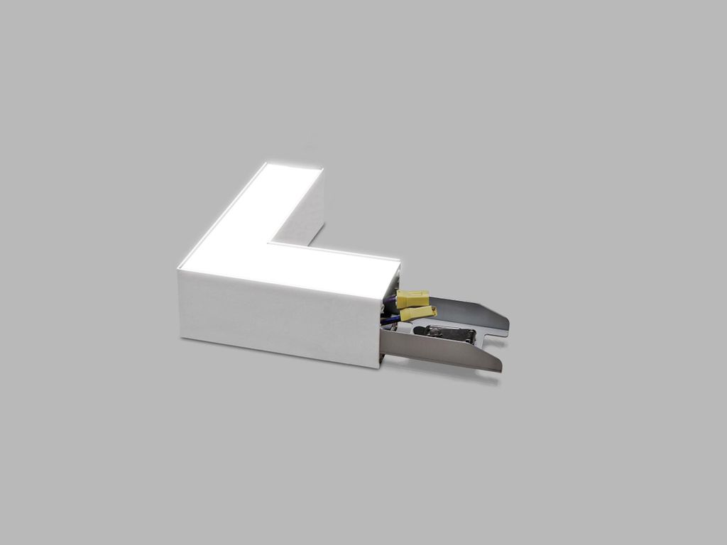 LED2 6315351 LINO II Eckleuchte, 6–12 W, 3000 K/3500 K/4000 K, Weiß