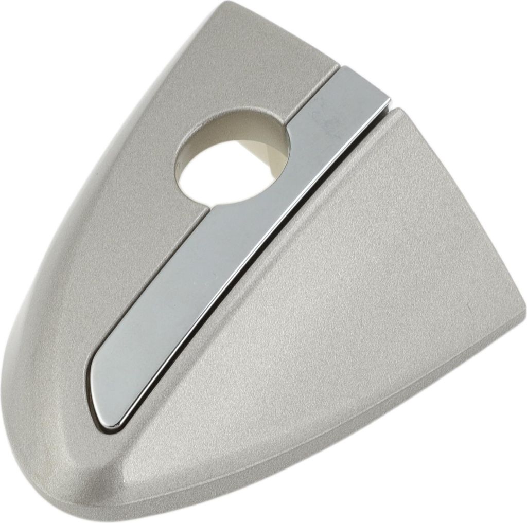 Front Left Door Handle Lock Cylinder Cover für Toyota Corolla 2014-2018 ABS Light Silver Tone 1 Stk