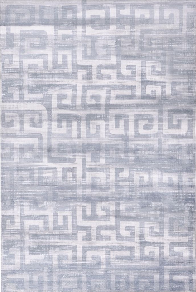 BELIANI Teppich Grau 200 x 300 cm Rechteckig Geometrisches Muster Anti-Rutsch-Rückseite für Fußbodenheizung Geeignet Wohnzimmer Schlafzimmer Flur