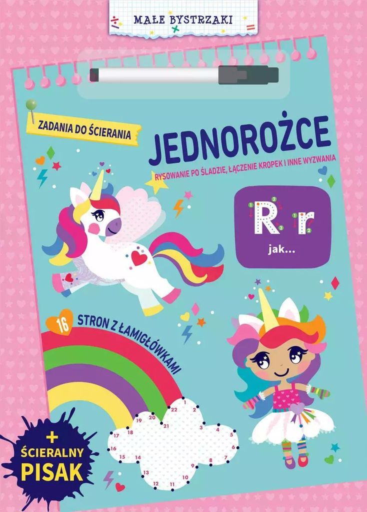 Kleine Smarties. Aufgaben zum Ausradieren. Ein einbändiges Werk (Buch auf Polnisch)