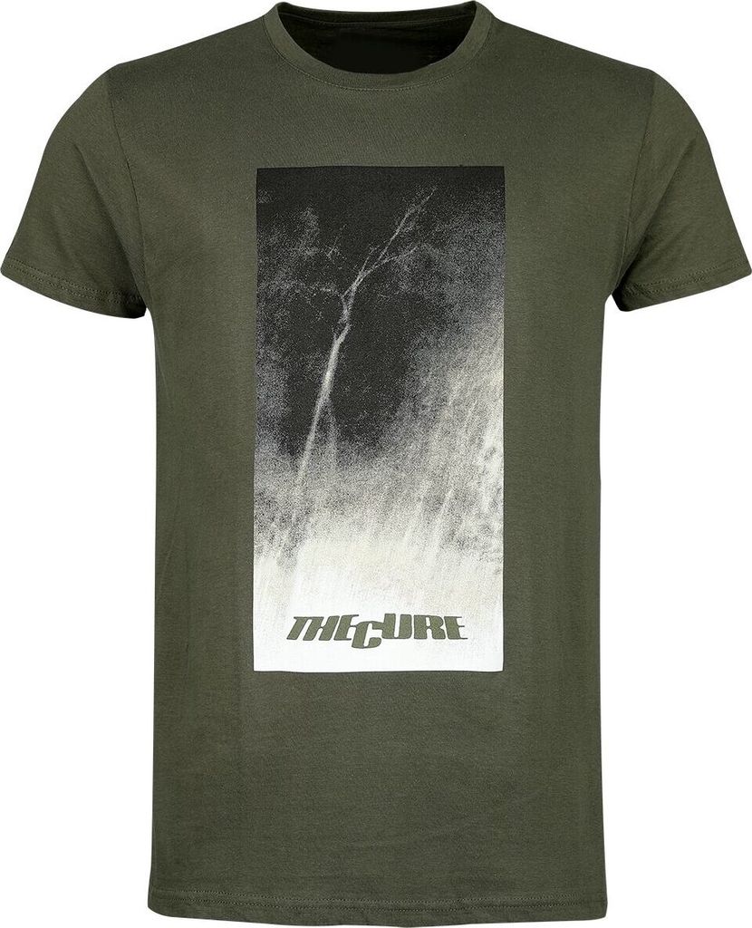 The Cure T-Shirt Herren A Forest grün Band-Merch, Bands Produktbild 