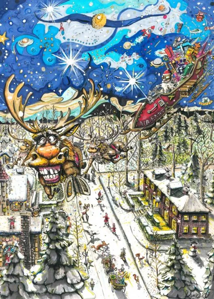 Puzzle Noël Santa's Tour 1000 pièces : l'activité idéale pour la famille