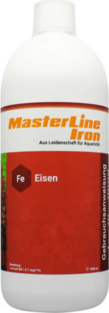 MasterLine Iron 1000 ml pour Booster la Croissance des Plantes Rouges