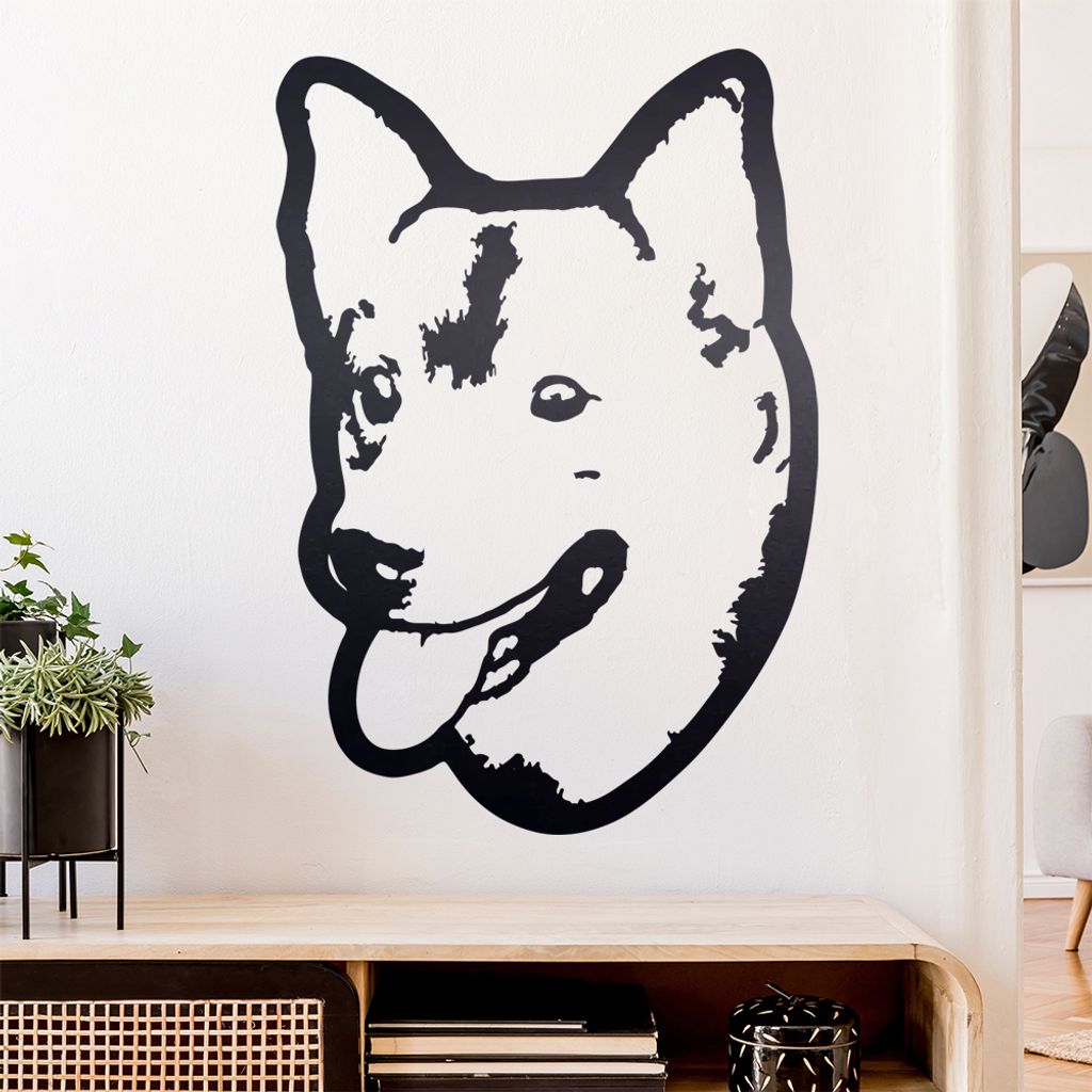 swedish vallhund Hund Wandtattoo Wandaufkleber Wall Sticker - Dekoration, Küche, Wohnzimmer, Schlafzimmer, Badezimmer