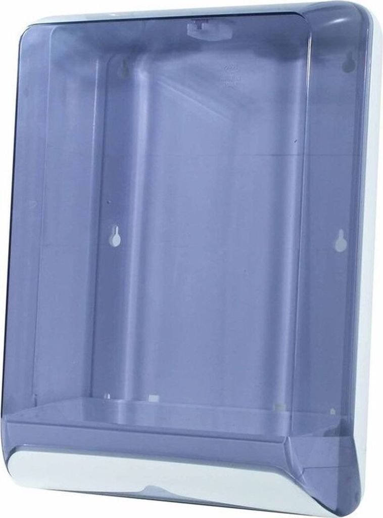 Marplast Papierhandtuch Spender MP 831 aus Kunststoff zur Wandmontage in Transparent