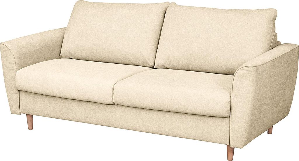 home24 Schlafsofa mit Matratze - Webstoff