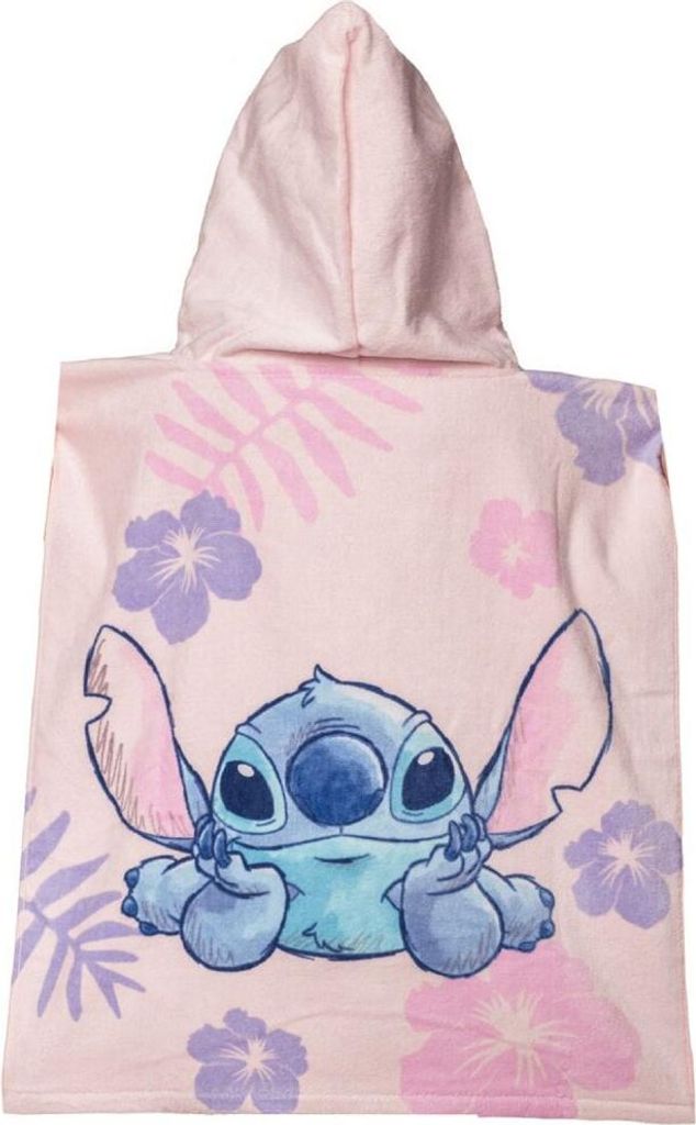 Lilo & Stitch Badeponcho für Kinder Hochwertiger Frottee Produktbild 