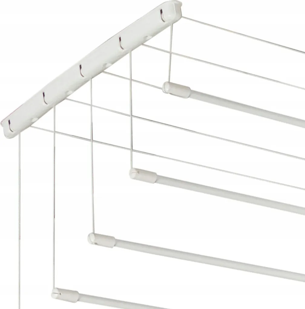 Asciugatrice a soffitto KADAX Resiga 140cm: Stendibiancheria Salvaspazio 10kg