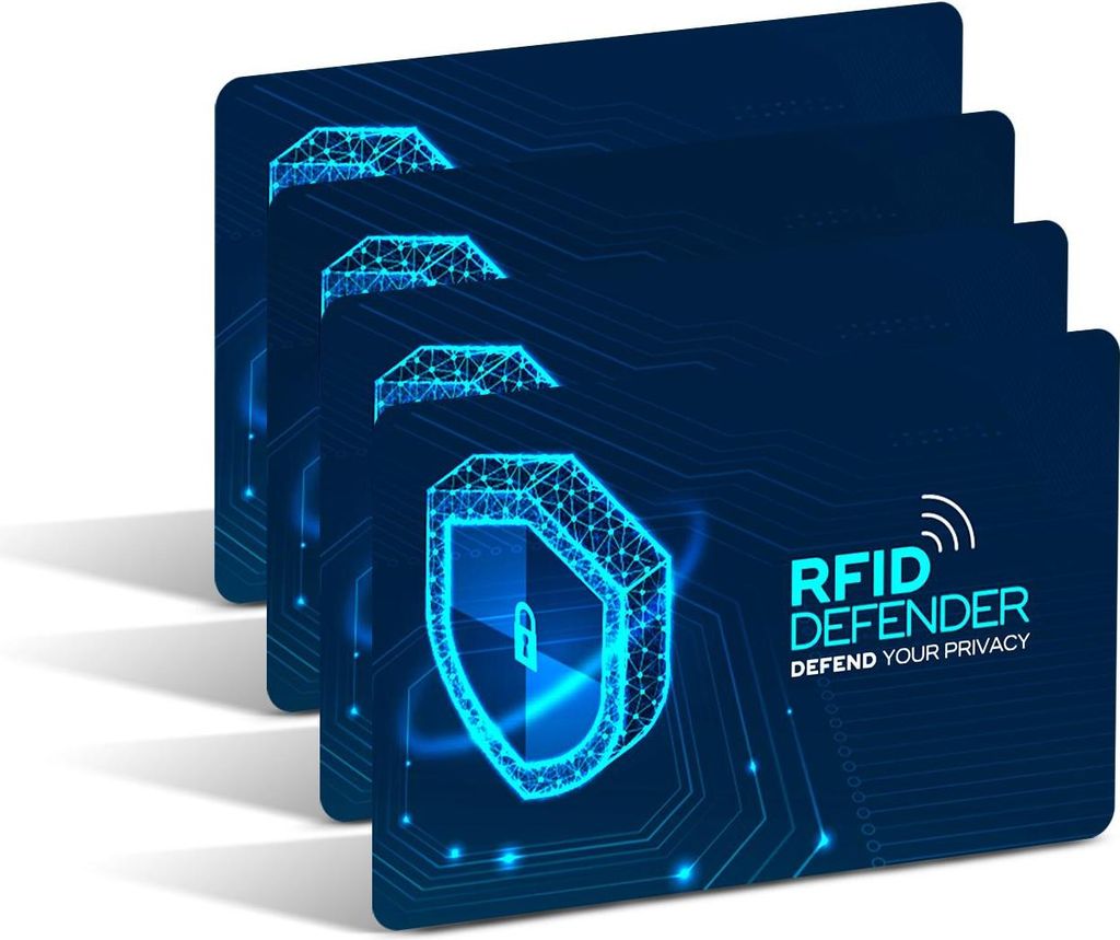 RFID DEFENDER 4x NFC RFID Karte Karten Set RFID & NFC Produktbild 