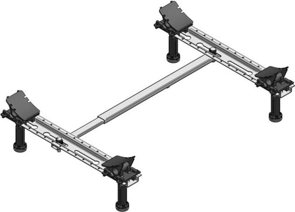 Support de baignoire réglable Sanitec 101380 pour grandes cuves acier