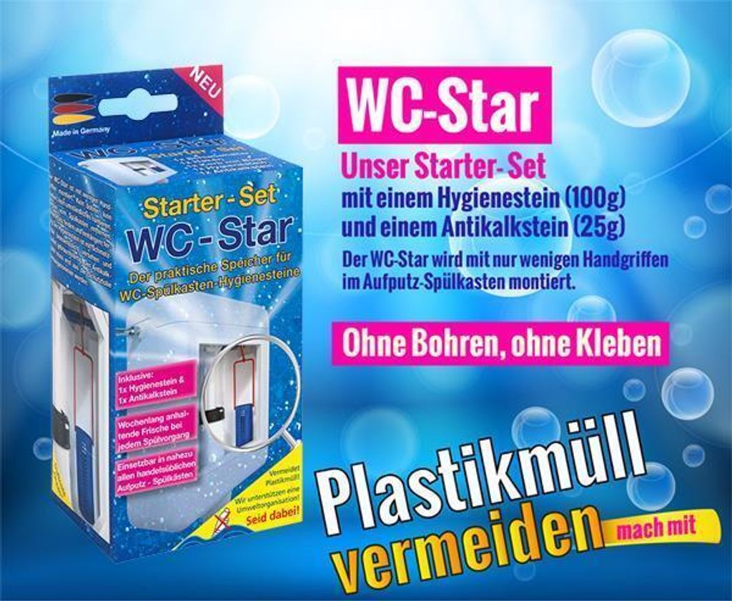 WC-Star WC Star XXL 8er Nachfüll-Set für den WC-Star Produktbild 3