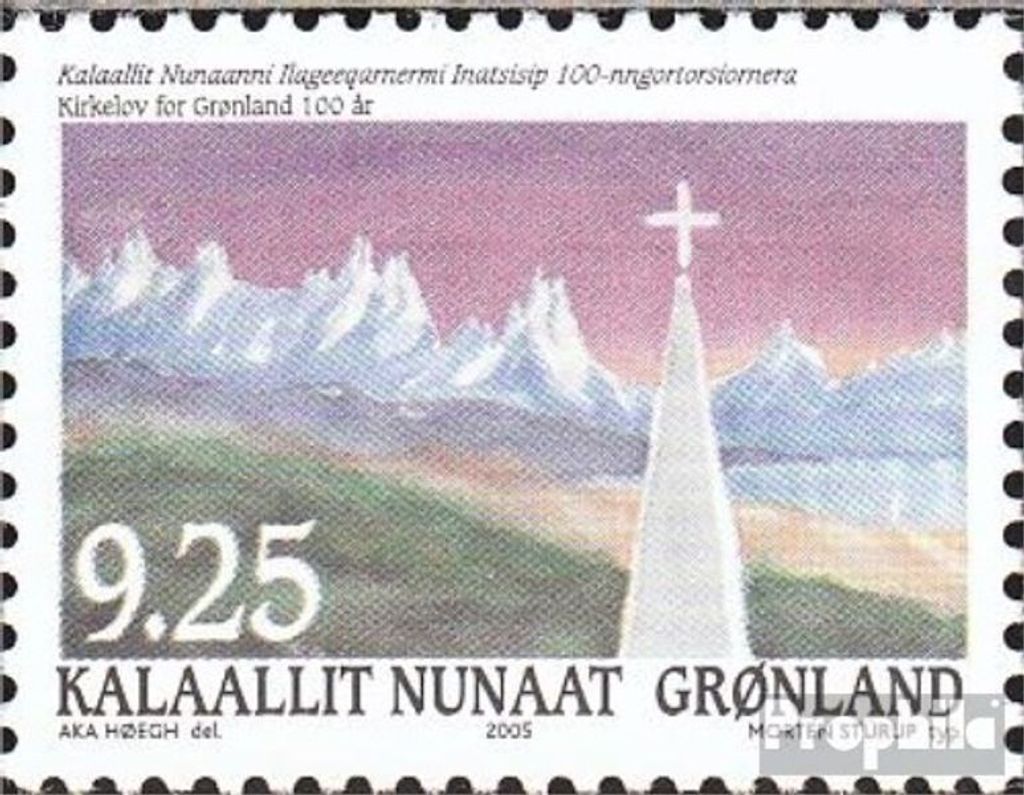 Briefmarken Dänemark - Grönland 2005 Mi 438 (kompl.Ausg.) Produktbild 