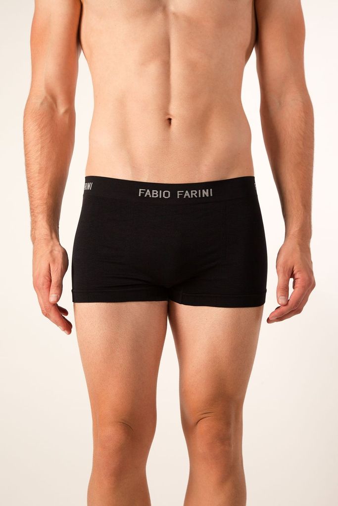 Fabio Farini 4er-Pack Seamless Herren Sport Boxershorts aus Mikrofaser 