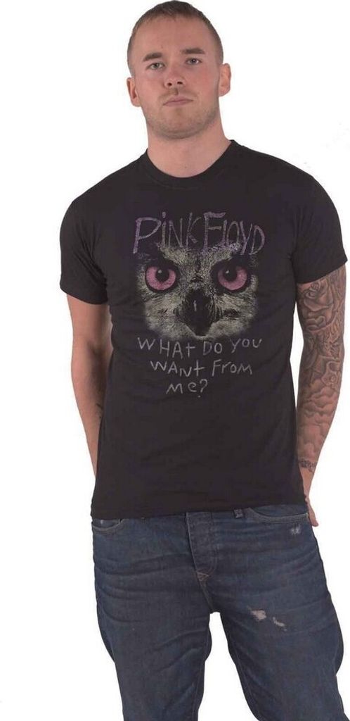 Pink Floyd - "What Do You Want From Me?" T-Shirt für Herren/Damen Uni RO1595 (S) (Schwarz)