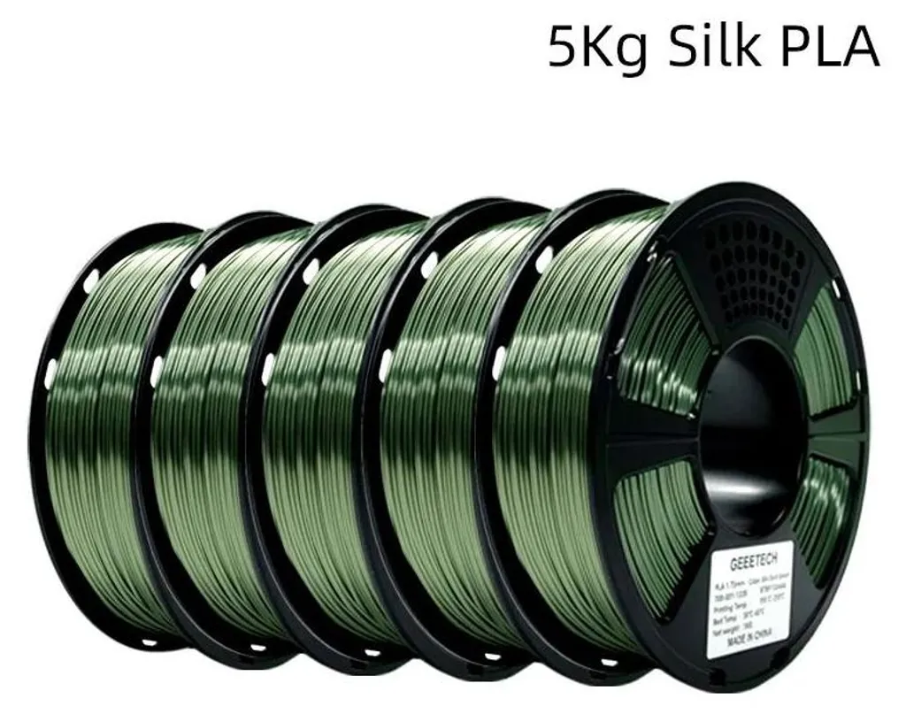 Filament 3D PLA Silk 1.75 mm Glow Blue pour Objets Déco et Maquettes