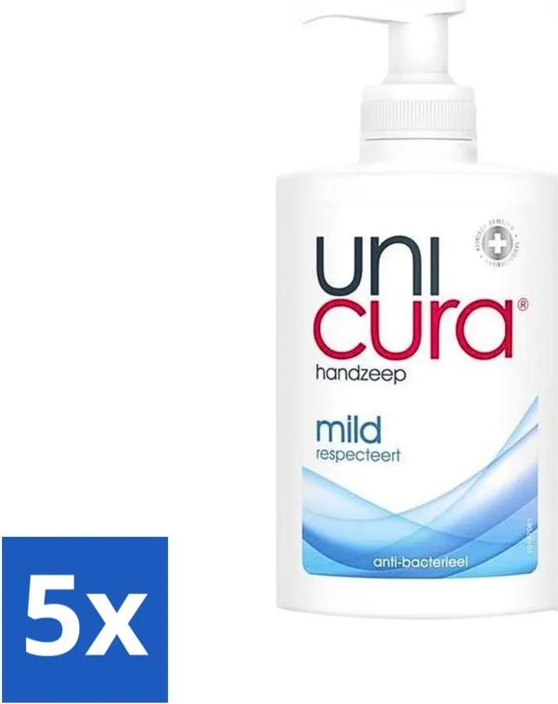 Stock 5x Unicura Sapone Mani 250ml - Protezione Igienica Professionale