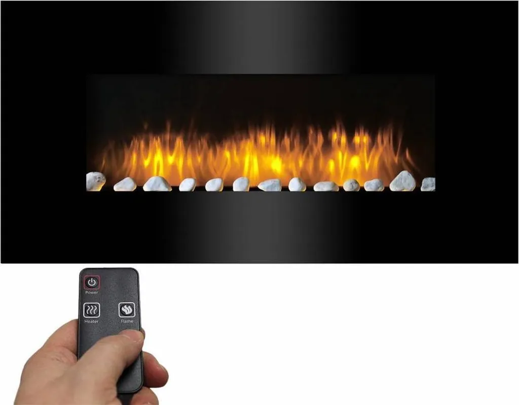 Cheminée Électrique 2000W Vancouver avec Programmateur et Effet Feu - 17