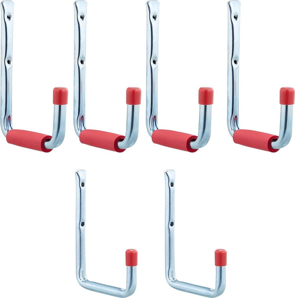 12 tlg. Wandhaken Set, 2 Größen, bis 17,5 kg, Haken für Produktbild 