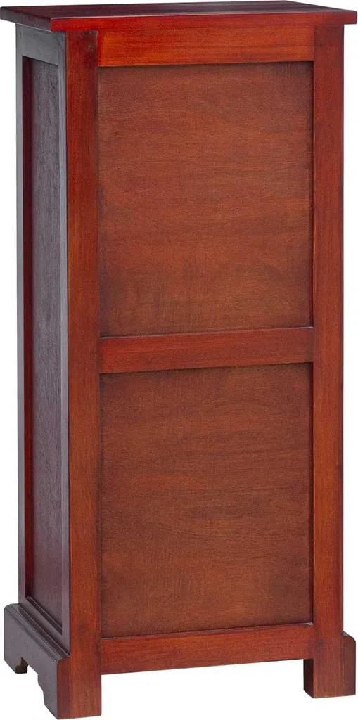 Commode de chambre 45 cm mahogany massif marron - Rangement gain de place