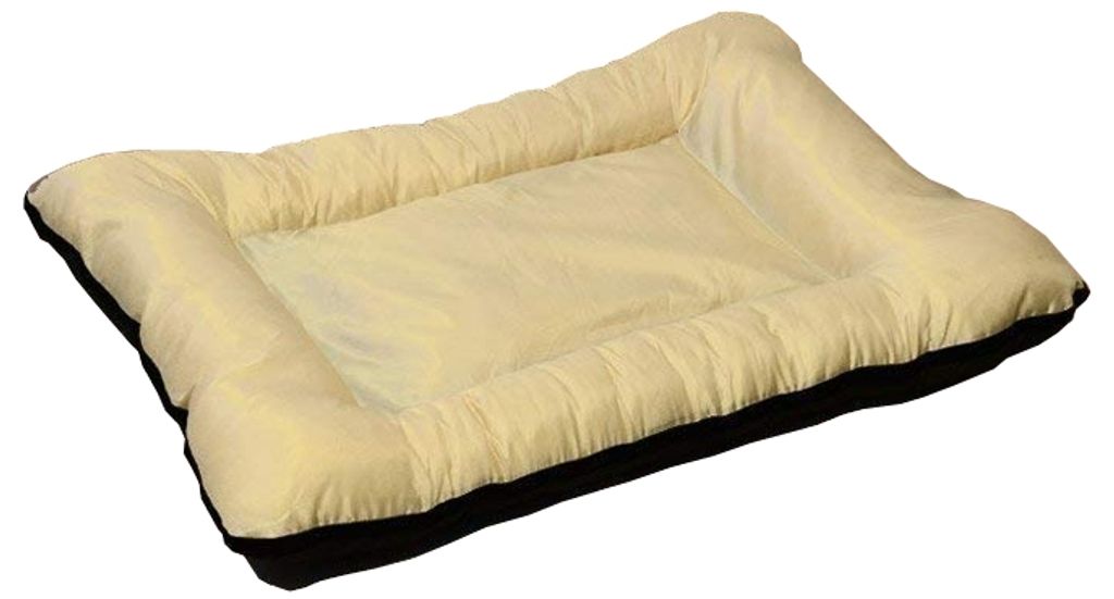 Best For Pets Orthopädisches Hundebett 51x40cm mit Qualität Bello Beige-Olivgrün 3 Große Hundekissen Ortho-Medic VISCO Kissen
