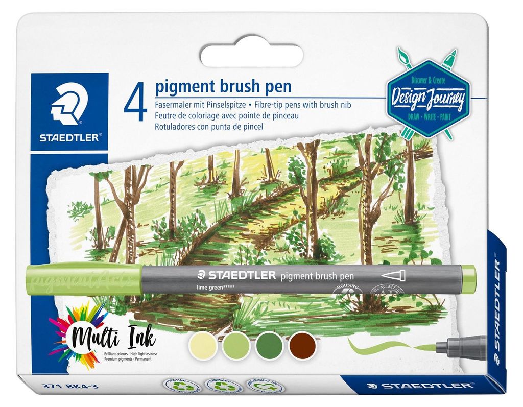 STAEDTLER "Design Journey" Forest Colors Set 4-teilig retail