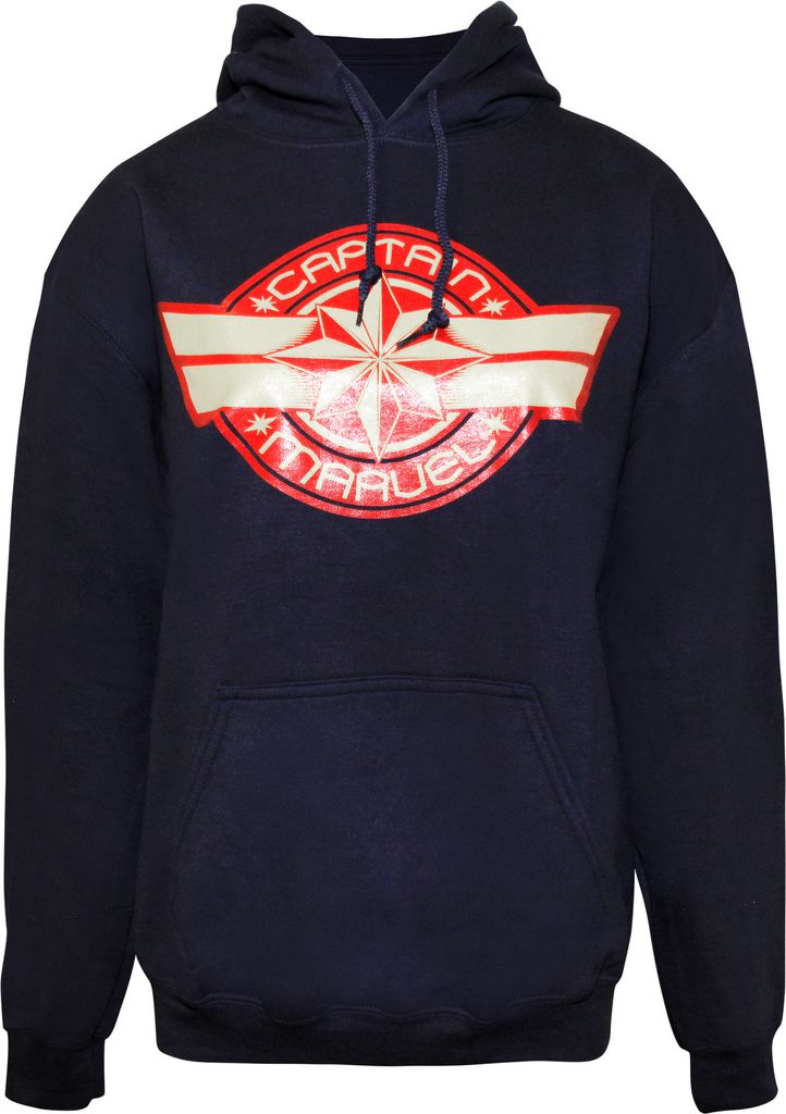 Captain Marvel - Kapuzenpullover für Damen NS5293 (M) (Marineblau)