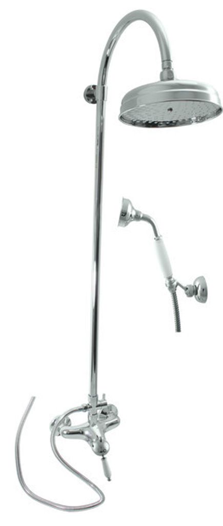 copy of SEINA Standduschsäule mit RAV Chrom Handbrause SLEZAK