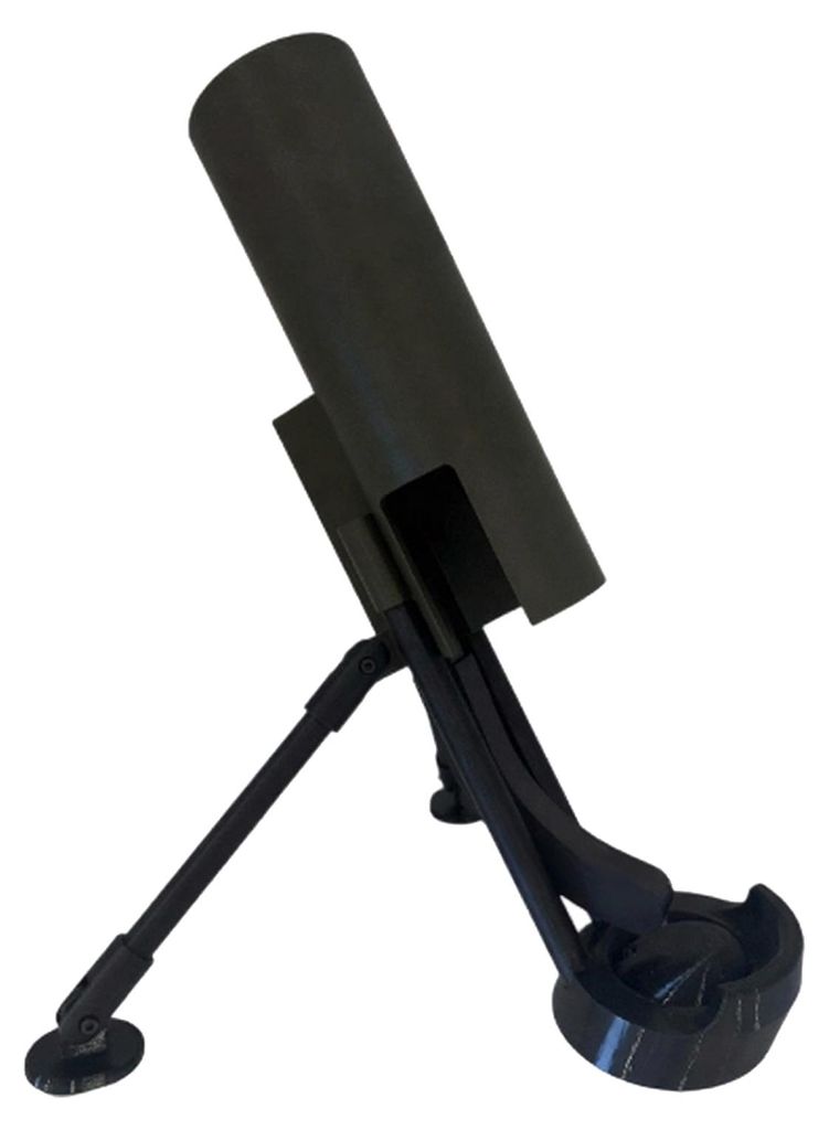 Taktischer, freihändiger Flaschenöffner mit Kronkorkenwerfer und Mörserfunktion – ein robustes und lustiges Party-Gadget für Bars