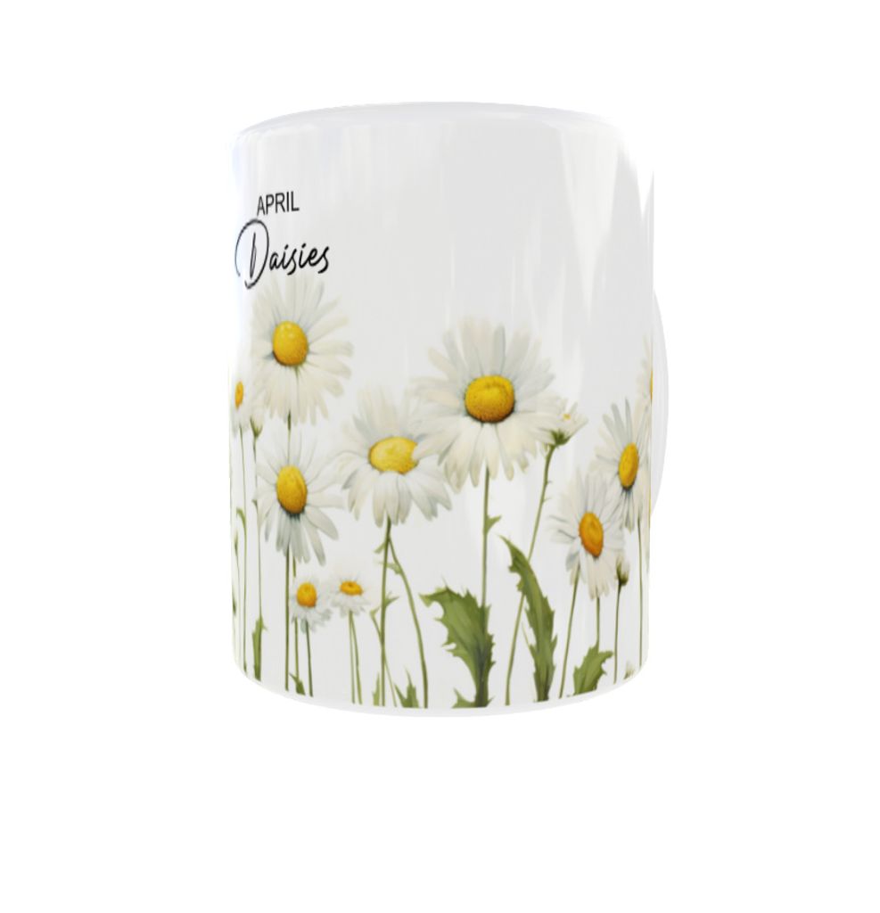 Becher 300ml Blumen Sammlung Pflanzen des Monats v3 April Gänseblümchen