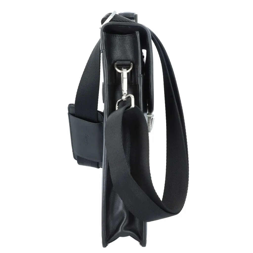 Mallette ordinateur portable Esquire serviette de bureau en noir
