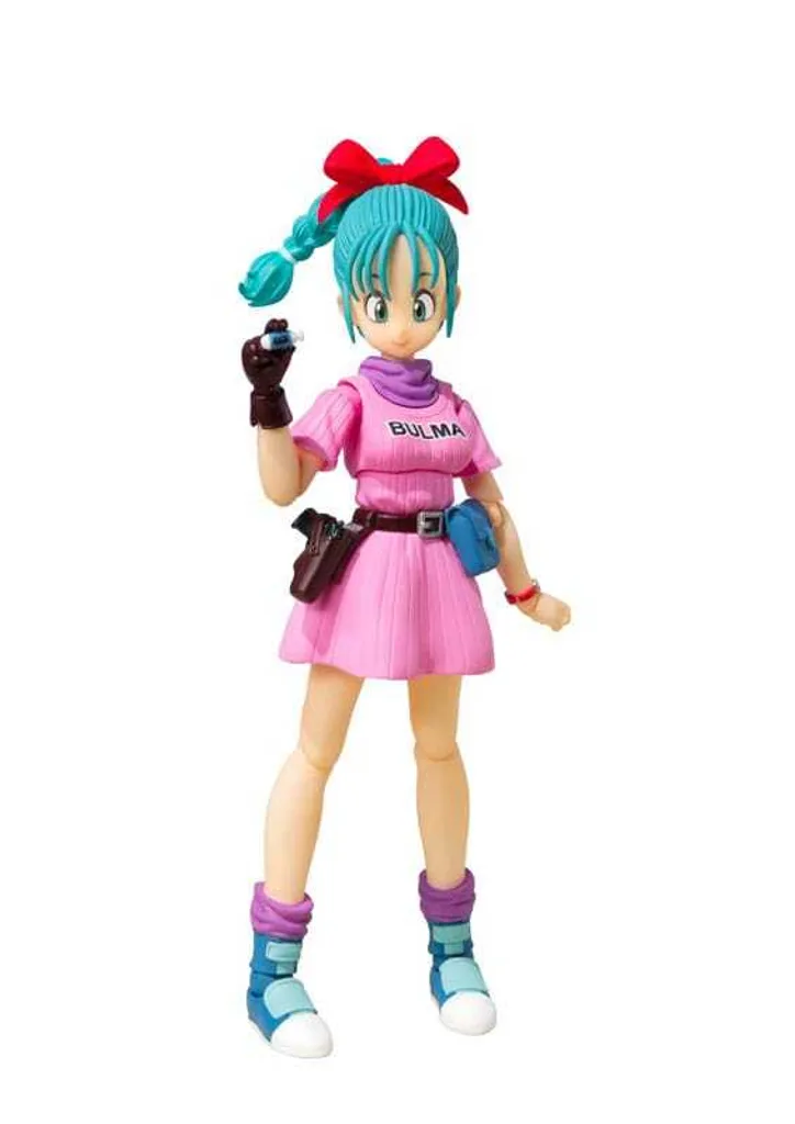 Bulma Dragon Ball S.H. Figuarts avec Dragon Radar et Accessoires 16cm