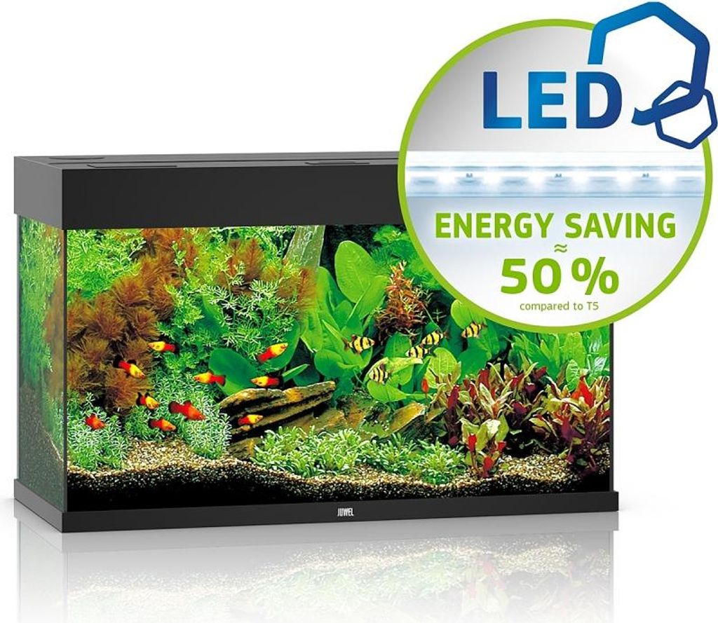 JUWEL Rio 125 LED schwarz - Aquarium Juwel Produktbild 