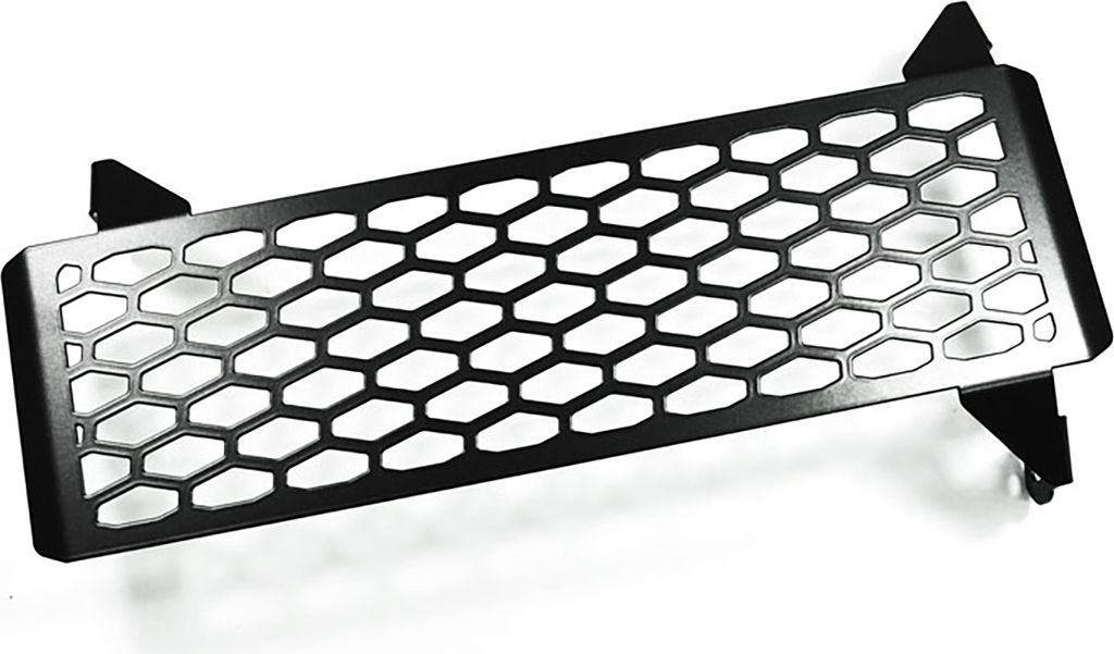 ZEIGER Pro Kühlerabdeckung kompatibel mit Honda VFR 800 X Crossrunner BJ 2015-20 oben schwarz