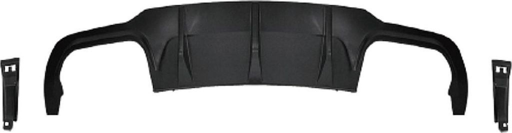 Heckspoiler Stoßstange Splitter für Mercedes C Klasse W204 2011-2014 Schwarz