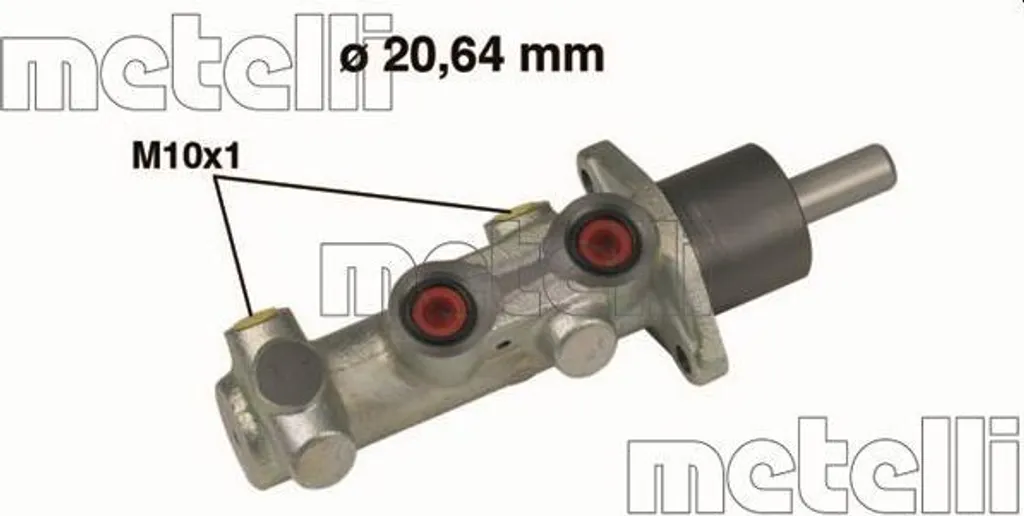 Maître-cylindre de frein Metelli 05-0523 pour Panda OE 77362526