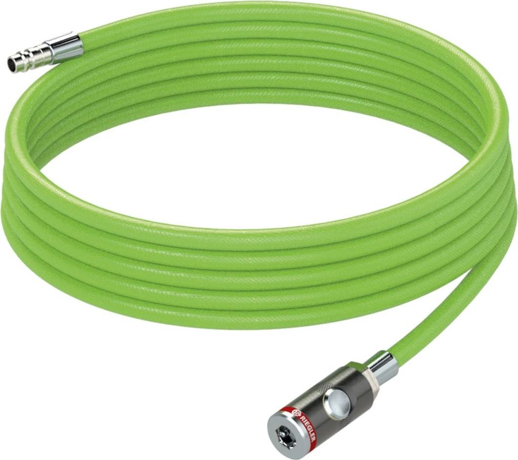 Riegler PVC-Gewebeschlauch-Set leuchtgrün, Schlauch-Ø 15x9, Länge 5 m