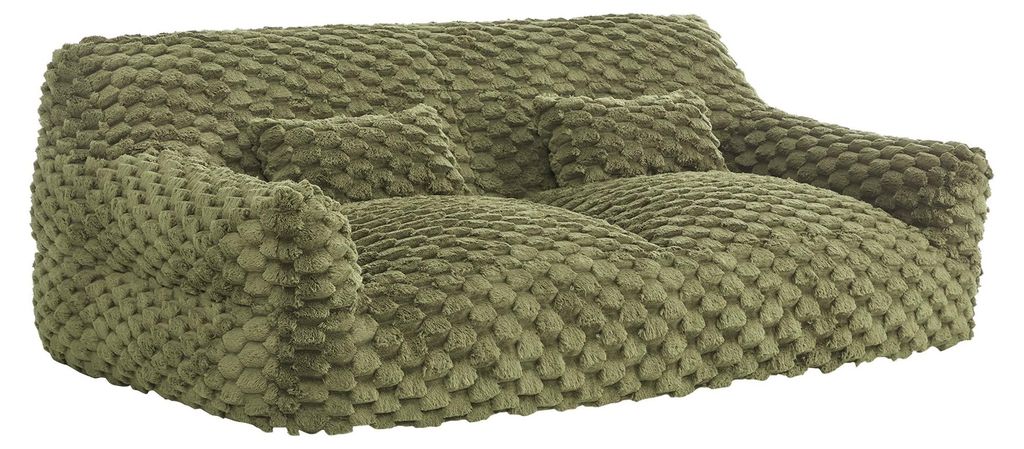 CHITA Sofa aus Fleece, platzsparend, Vakuum-Kompression, Produktbild 